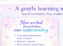Educational sensory support graphic